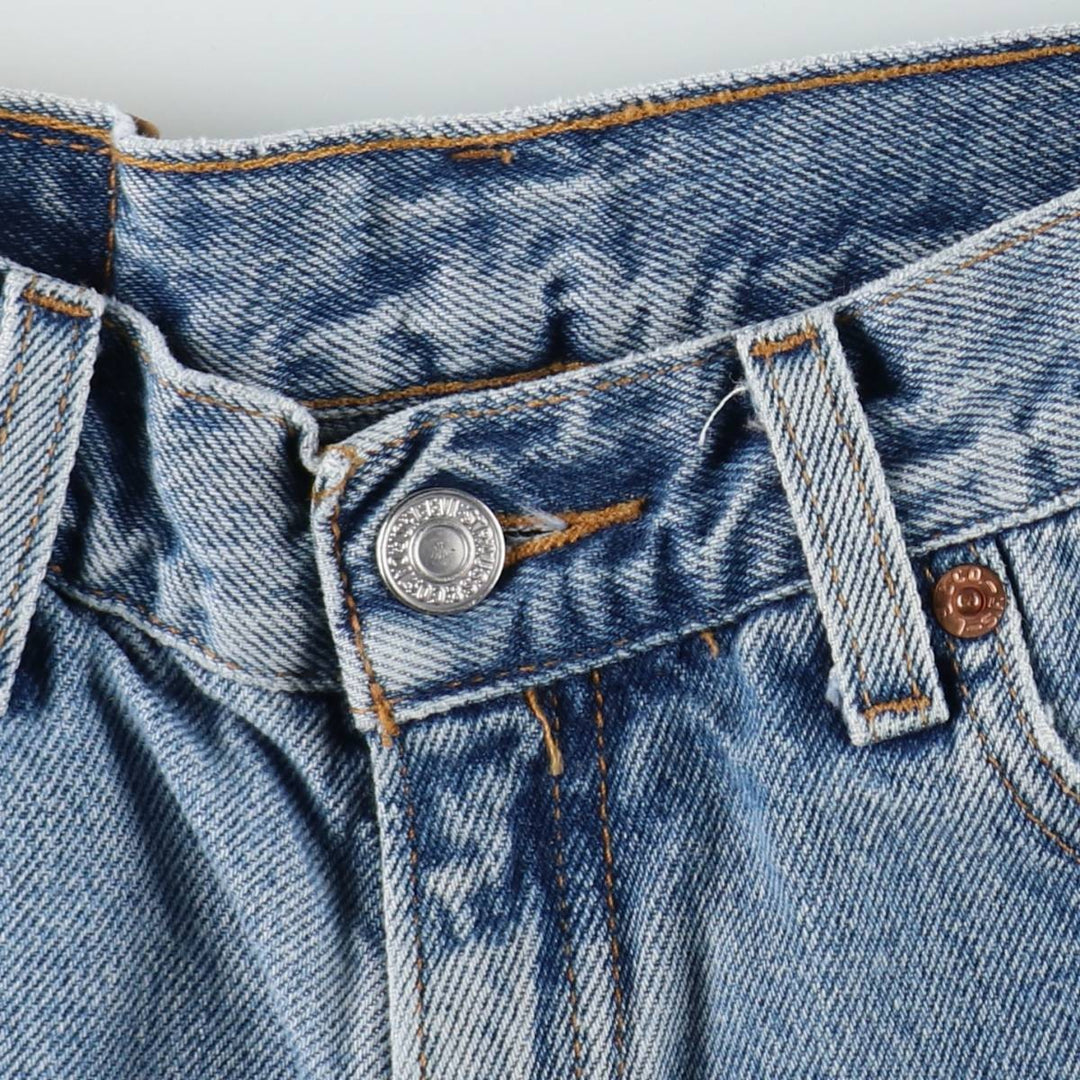 2000'S Levi's denim shorts, women's size M (equivalent to W26). cotton blue type Vintage Second Hand