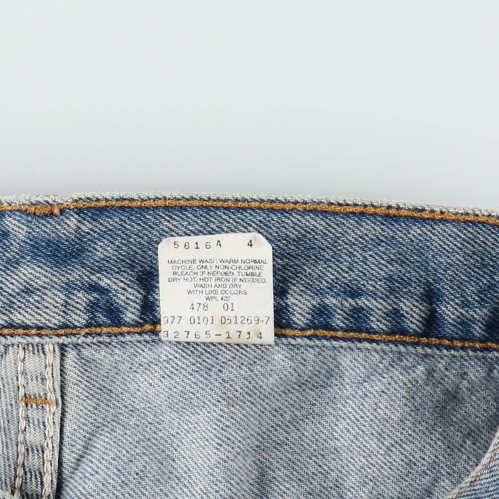 2000'S Levi's 569 Loose Fit Denim Shorts, Women's Size L (W29 equivalent) cotton blue type Vintage Second Hand
