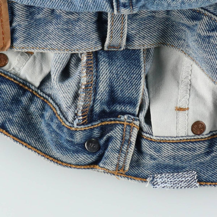 2000'S Levi's 569 Loose Fit Denim Shorts, Women's Size L (W29 equivalent) cotton blue type Vintage Second Hand