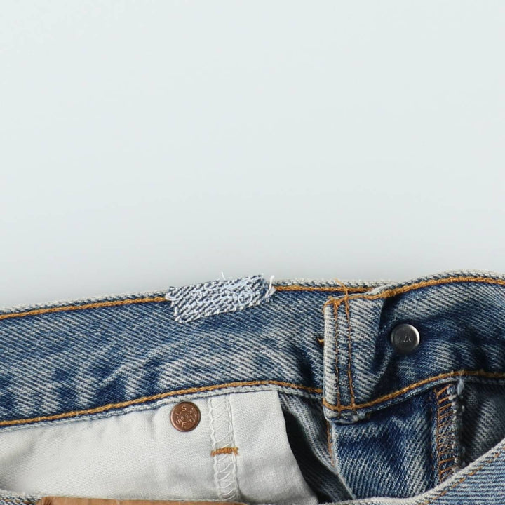 2000'S Levi's 569 Loose Fit Denim Shorts, Women's Size L (W29 equivalent) cotton blue type Vintage Second Hand