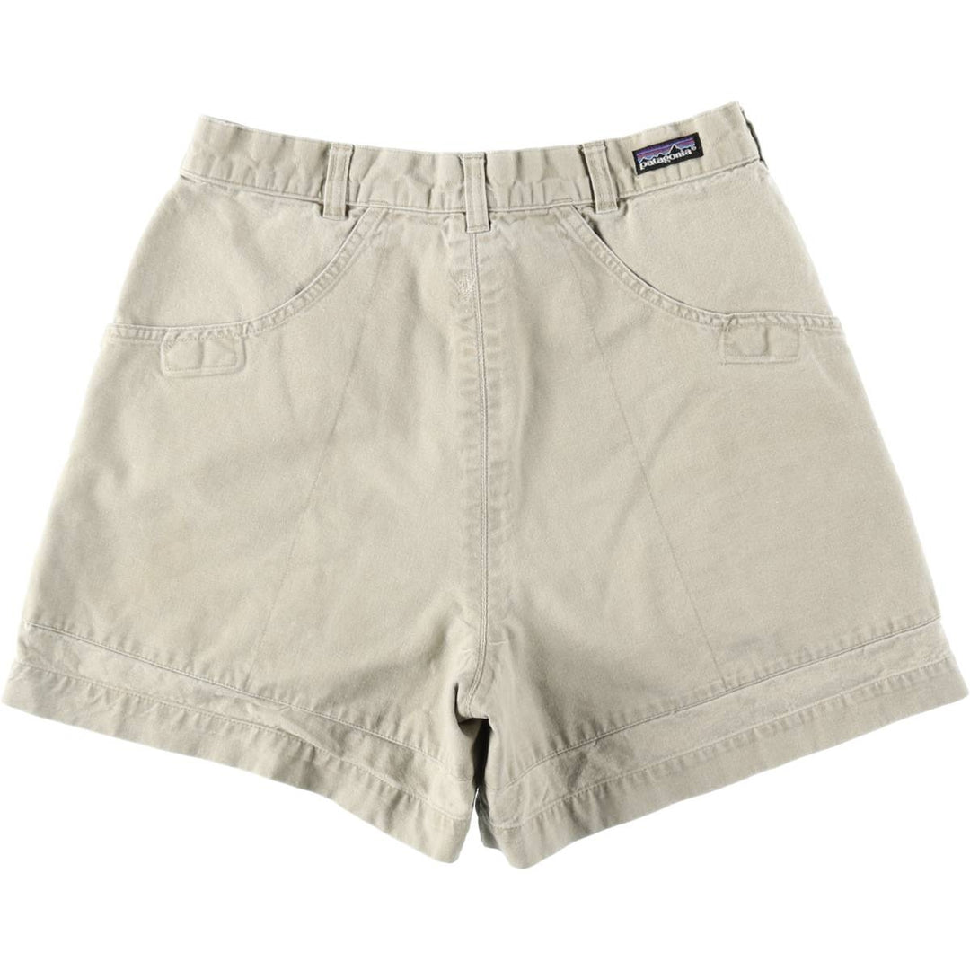 Patagonia Stand Up Shorts, Duck Canvas Shorts, Women's Size L (equivalent to W30) unclear Beige type Vintage Second Hand