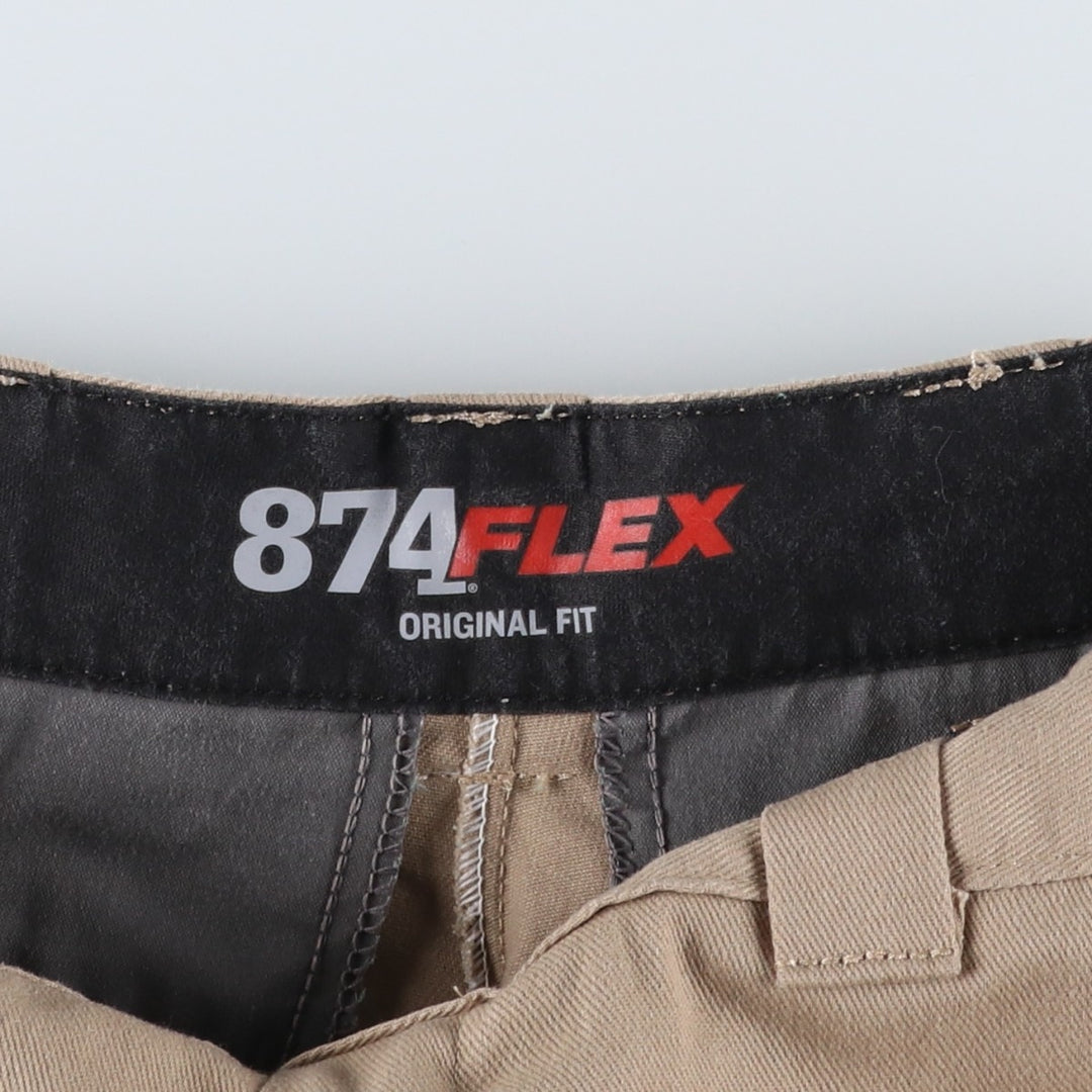 Dickies 874 FLEX ORIGINAL FIT Work Pants, Women's XL (equivalent to W31) unclear Beige type Vintage Second Hand
