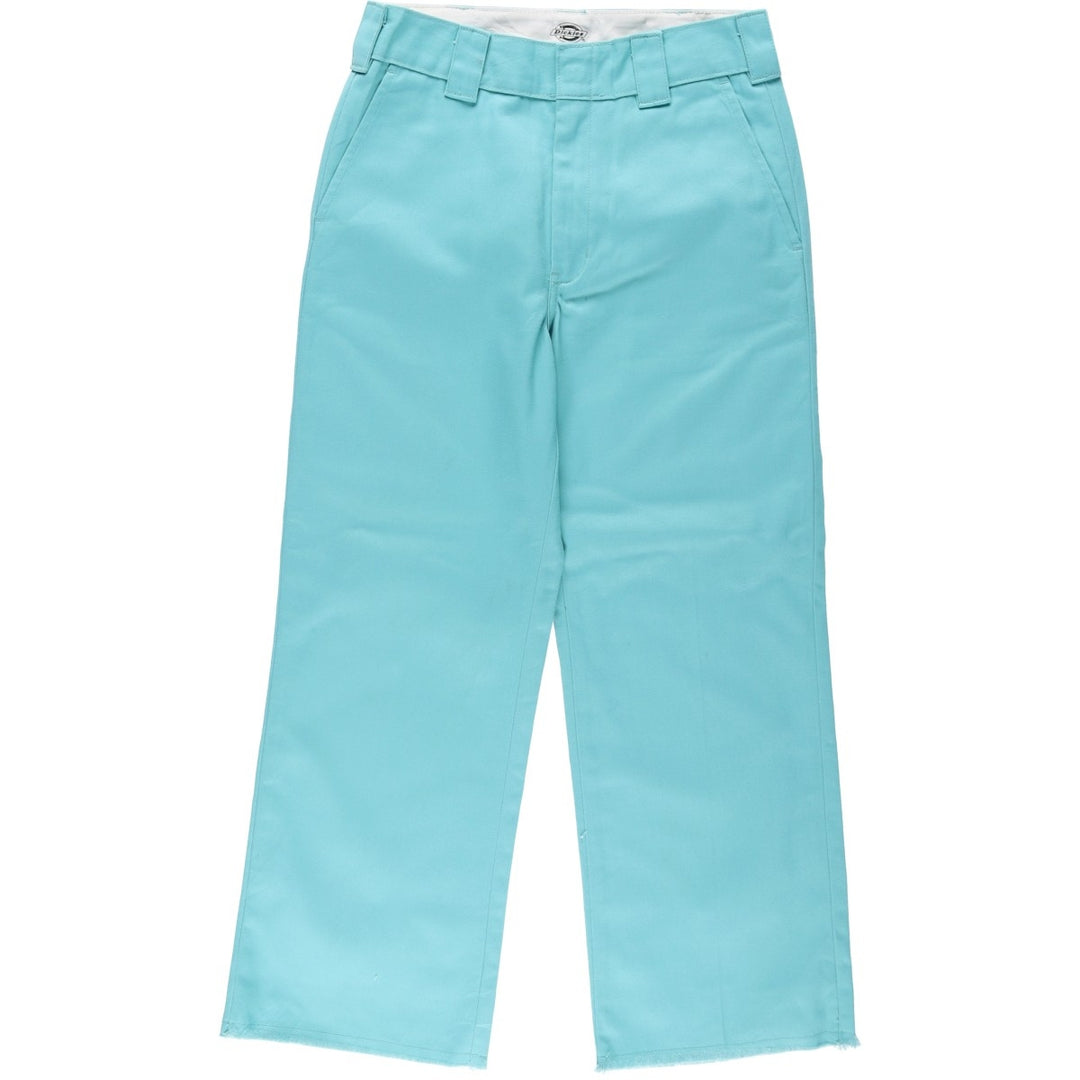 Dickies work pants, women's size L (equivalent to W30). cotton Emerald green Vintage Second Hand
