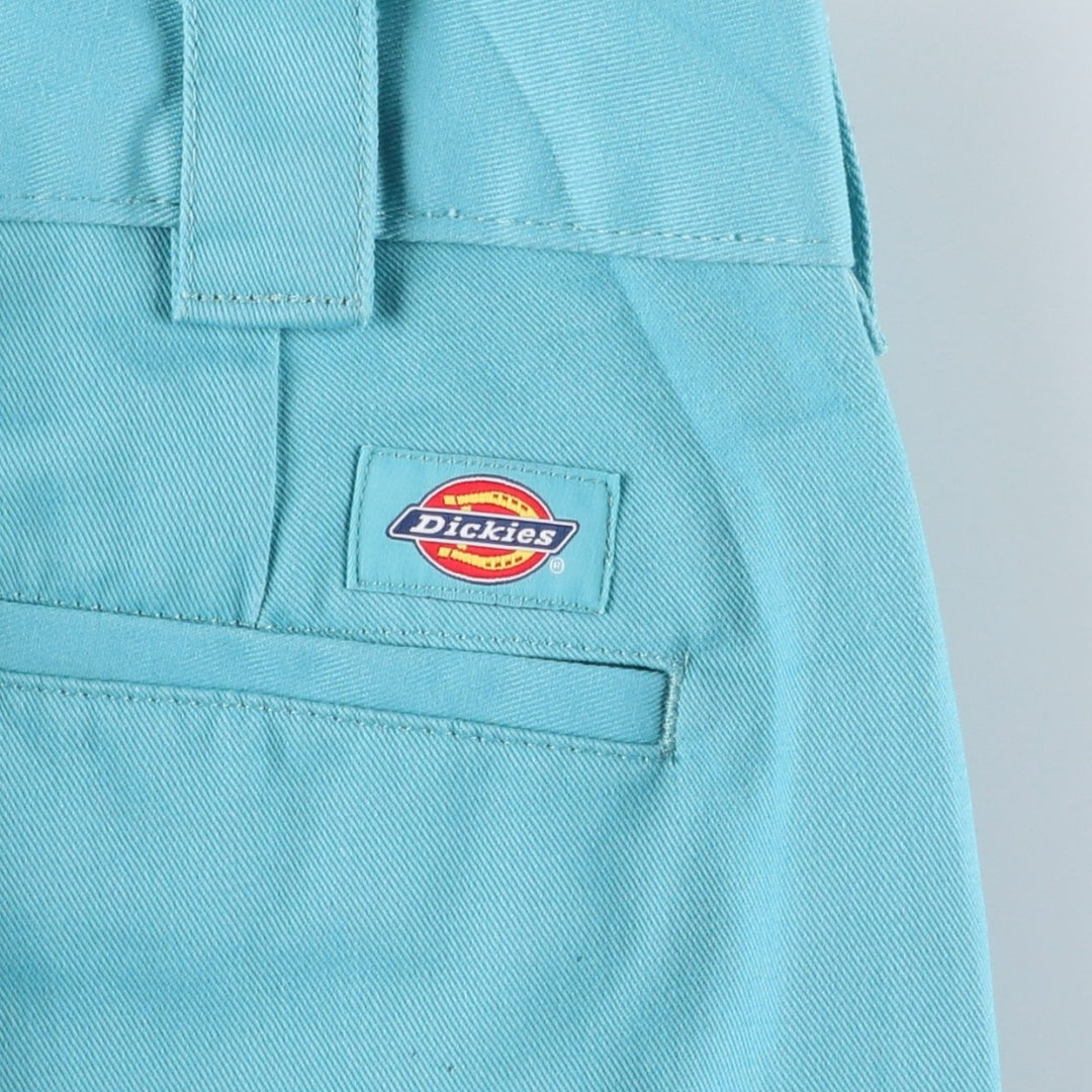 Dickies work pants, women's size L (equivalent to W30). cotton Emerald green Vintage Second Hand