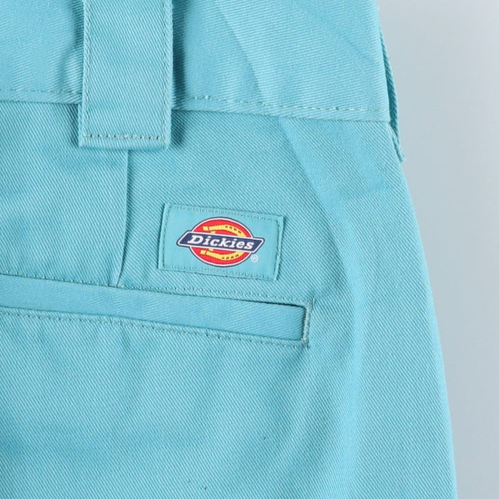 Dickies work pants, women's size L (equivalent to W30). cotton Emerald green Vintage Second Hand