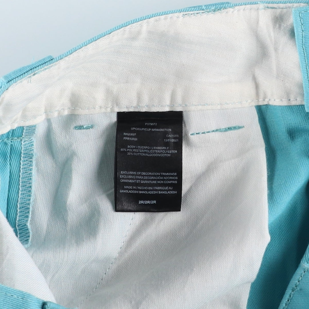 Dickies work pants, women's size L (equivalent to W30). cotton Emerald green Vintage Second Hand