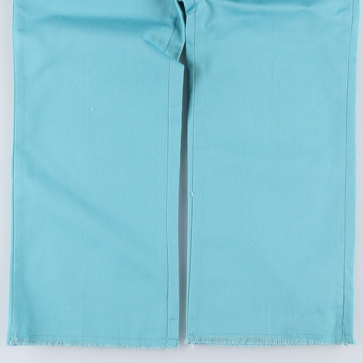 Dickies work pants, women's size L (equivalent to W30). cotton Emerald green Vintage Second Hand