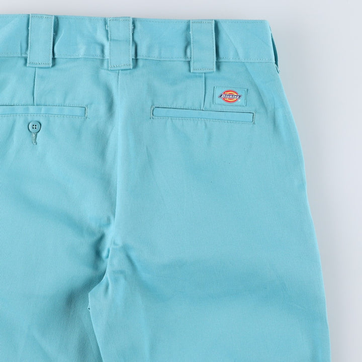 Dickies work pants, women's size L (equivalent to W30). cotton Emerald green Vintage Second Hand