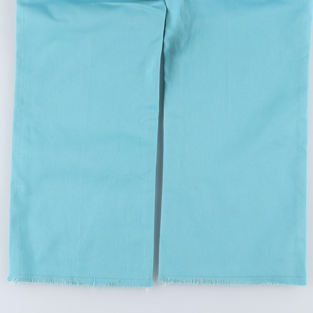 Dickies work pants, women's size L (equivalent to W30). cotton Emerald green Vintage Second Hand