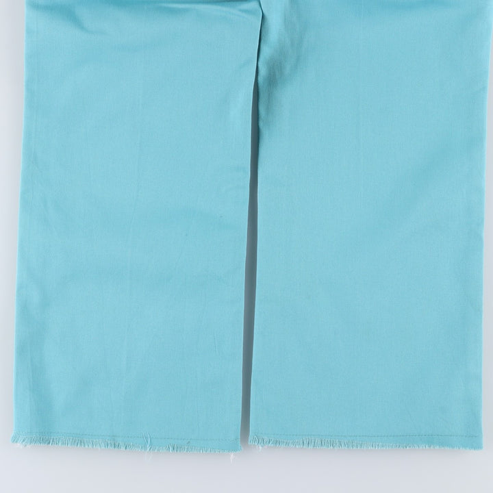 Dickies work pants, women's size L (equivalent to W30). cotton Emerald green Vintage Second Hand