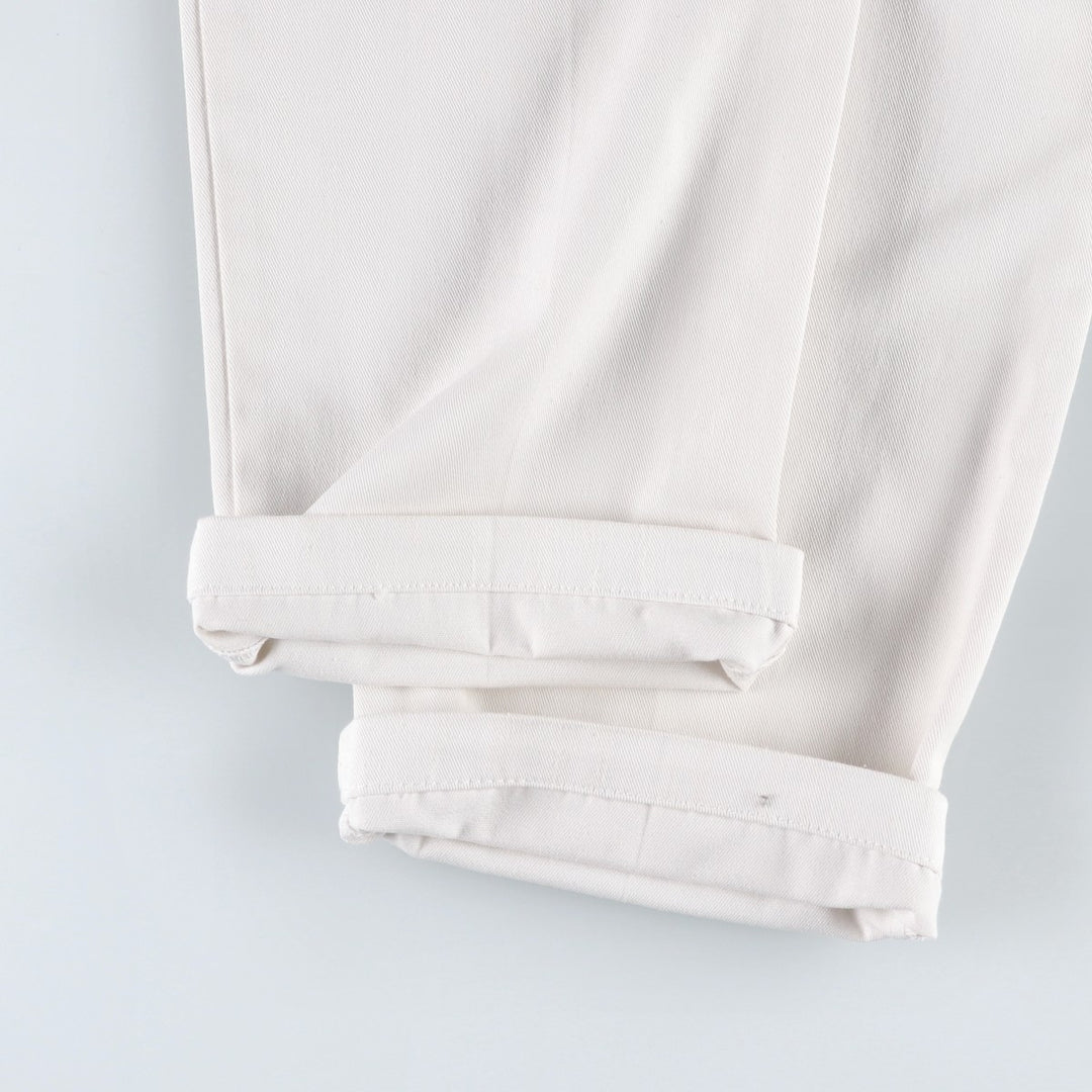 Dickies Urban Outfitters Work Pants, Women's Size L (equivalent to W32) polyester white type Vintage Second Hand