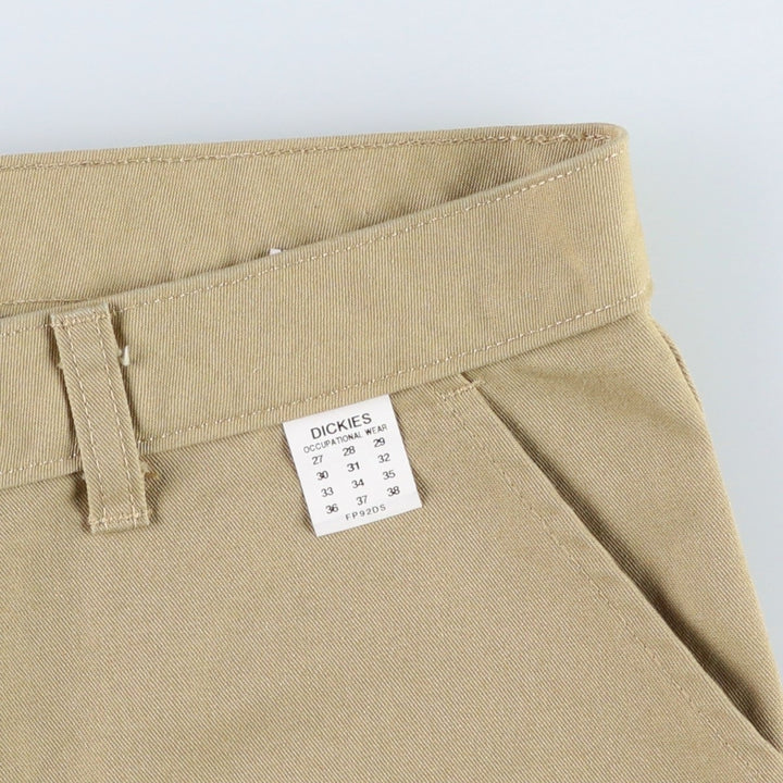 Dickies Crafted for Women Work Pants, Women's Size L (equivalent to W32) polyester Beige type Vintage Second Hand