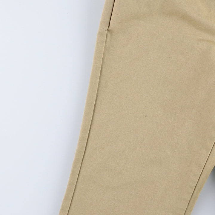 Dickies Crafted for Women Work Pants, Women's Size L (equivalent to W32) polyester Beige type Vintage Second Hand