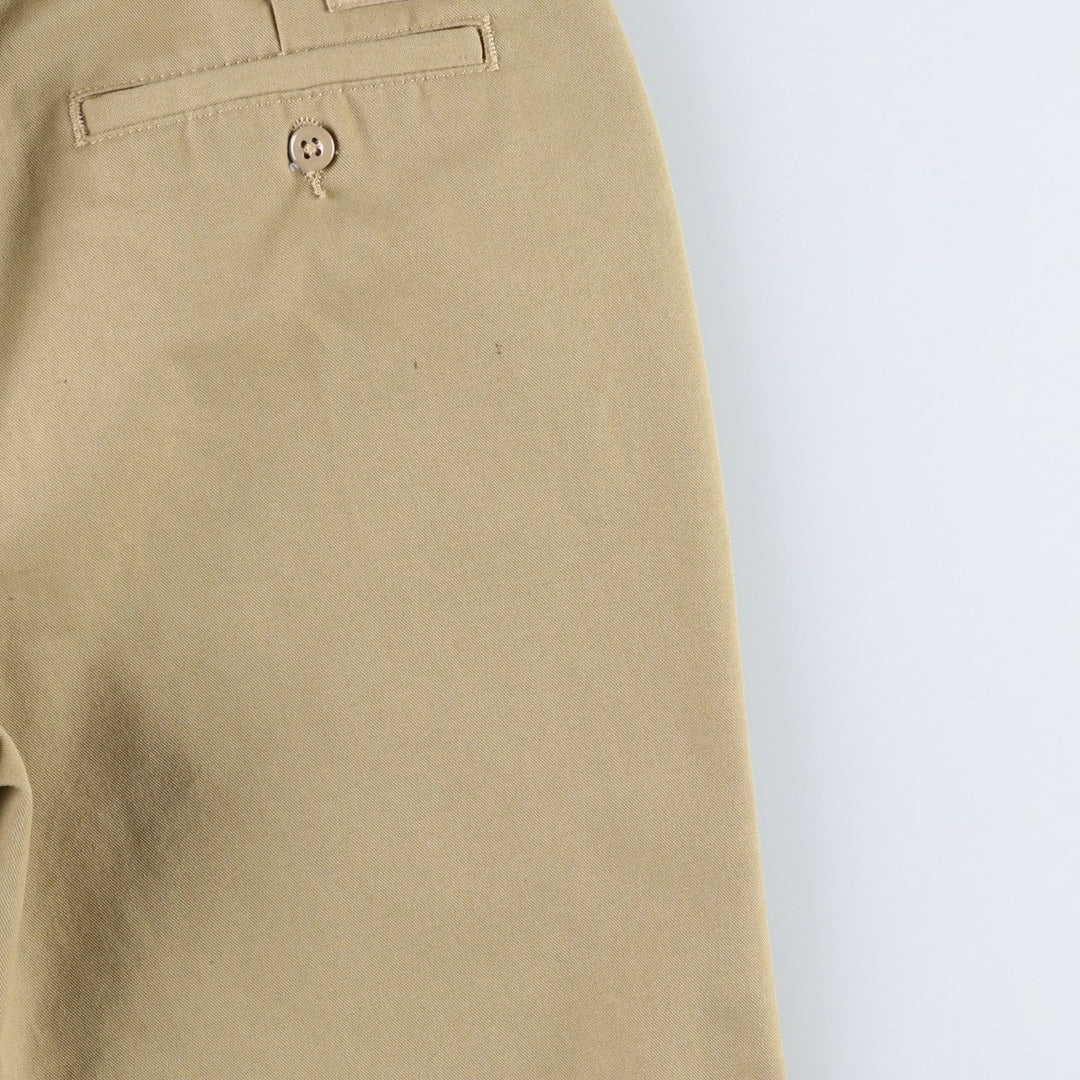 Dickies Crafted for Women Work Pants, Women's Size L (equivalent to W32) polyester Beige type Vintage Second Hand