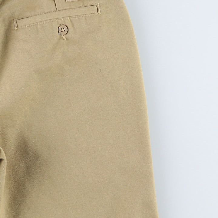 Dickies Crafted for Women Work Pants, Women's Size L (equivalent to W32) polyester Beige type Vintage Second Hand