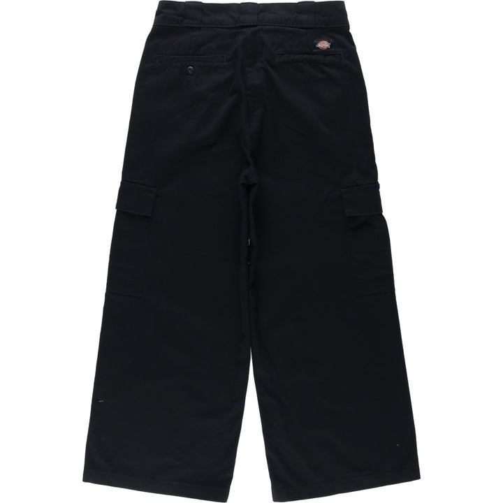Dickies cargo work pants, women's size XL (equivalent to w31). polyester black type Vintage Second Hand