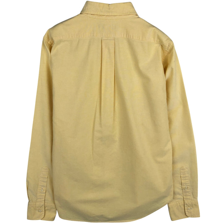 Ralph Lauren CLASSIC FIT Long-Sleeve Button-Down Shirt, Women's Size M (approx.) cotton yellow type Vintage Second Hand