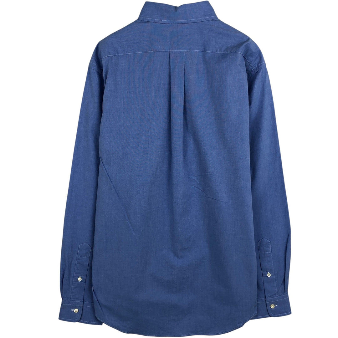 Ralph Lauren CLASSIC FIT Long-Sleeve Button-Down Shirt, Women's Size M (approx.) cotton blue type Vintage Second Hand