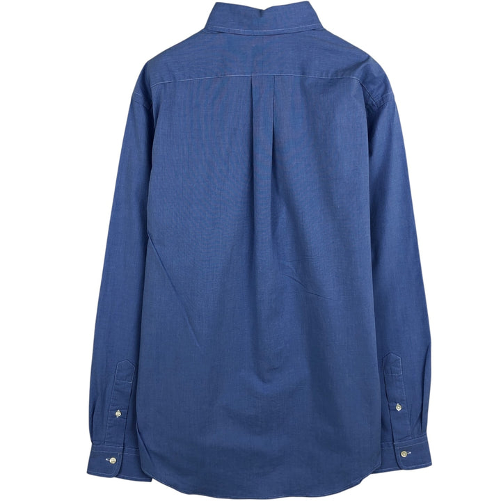 Ralph Lauren CLASSIC FIT Long-Sleeve Button-Down Shirt, Women's Size M (approx.) cotton blue type Vintage Second Hand