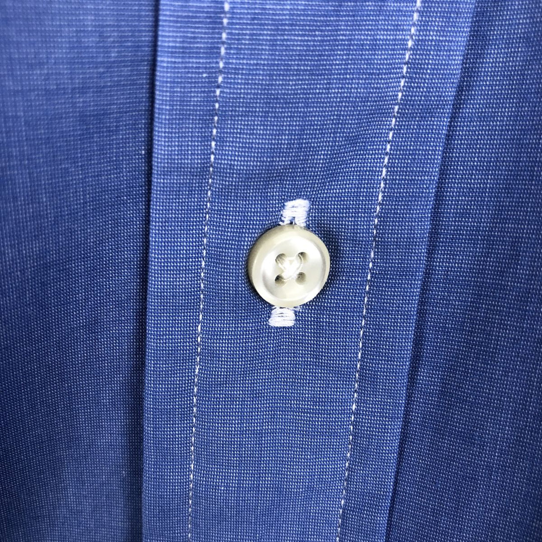 Ralph Lauren CLASSIC FIT Long-Sleeve Button-Down Shirt, Women's Size M (approx.) cotton blue type Vintage Second Hand