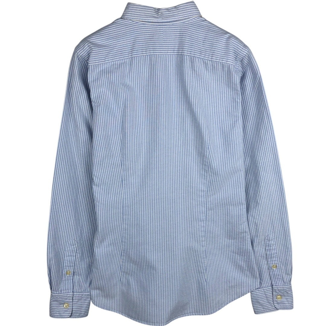 Ralph Lauren Slim Fit Long Sleeve Button-Down Striped Shirt, Women's Size Small cotton white type Vintage Second Hand