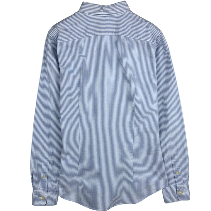 Ralph Lauren Slim Fit Long Sleeve Button-Down Striped Shirt, Women's Size Small cotton white type Vintage Second Hand