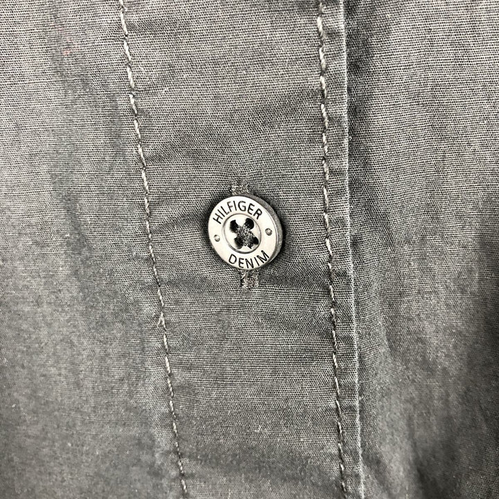 Tommy Hilfiger Denim Long-Sleeve Cotton Shirt, Women's Size S (approx.) cotton black type Vintage Second Hand