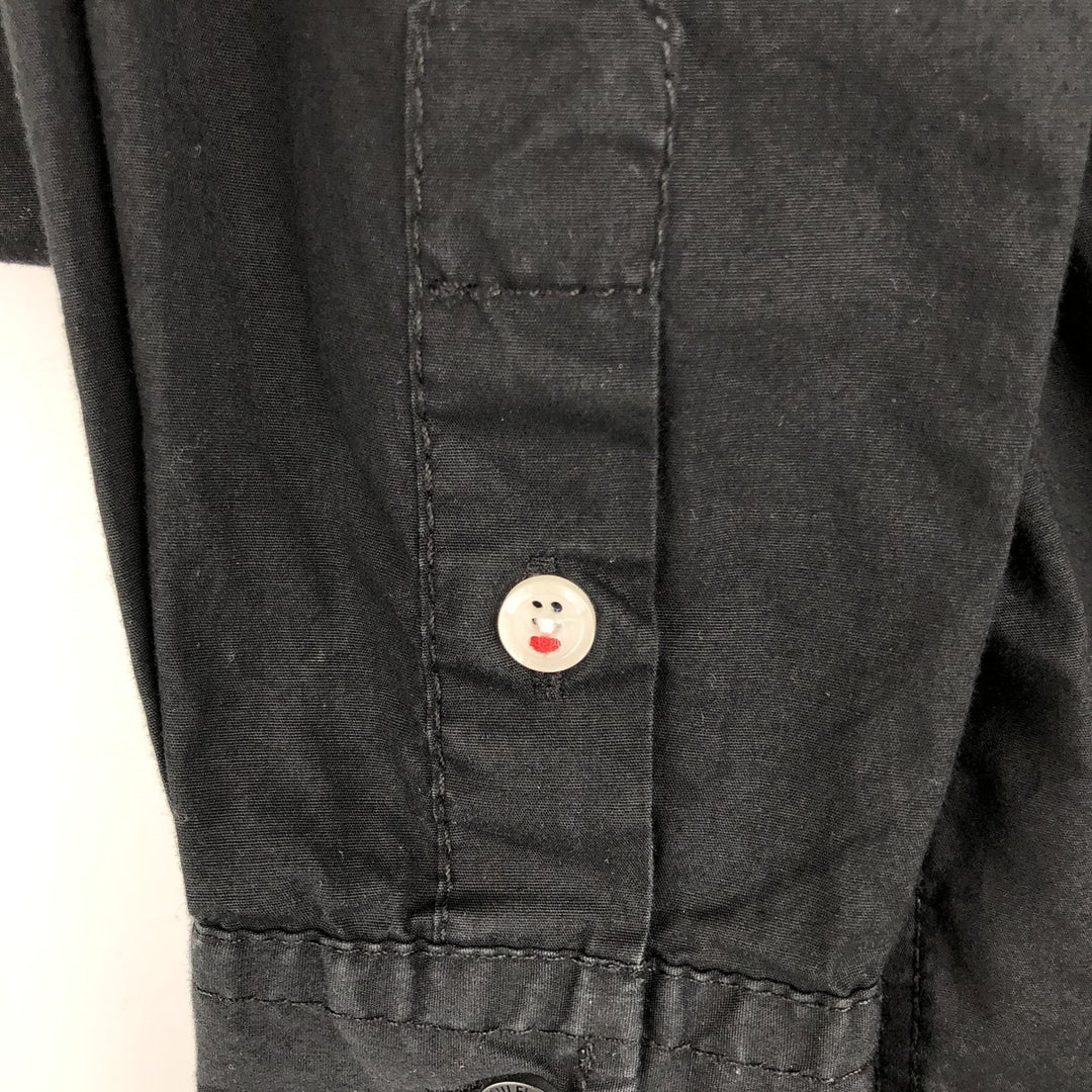 Tommy Hilfiger Denim Long-Sleeve Cotton Shirt, Women's Size S (approx.) cotton black type Vintage Second Hand