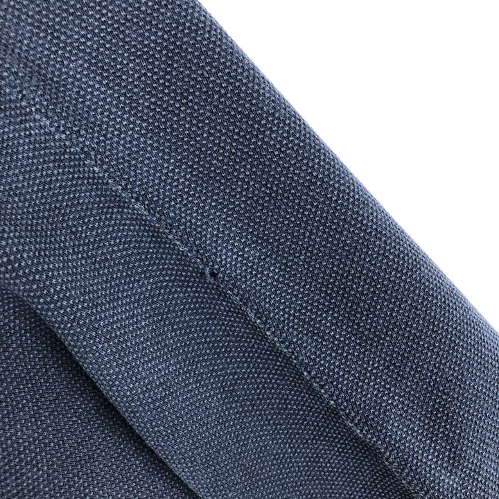 1990'S Calvin Klein long-sleeved polo shirt, men's size L equivalent, vintage. cotton navy blue type Vintage Second Hand
