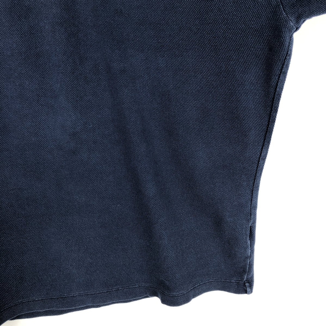 1990'S Calvin Klein long-sleeved polo shirt, men's size L equivalent, vintage. cotton navy blue type Vintage Second Hand