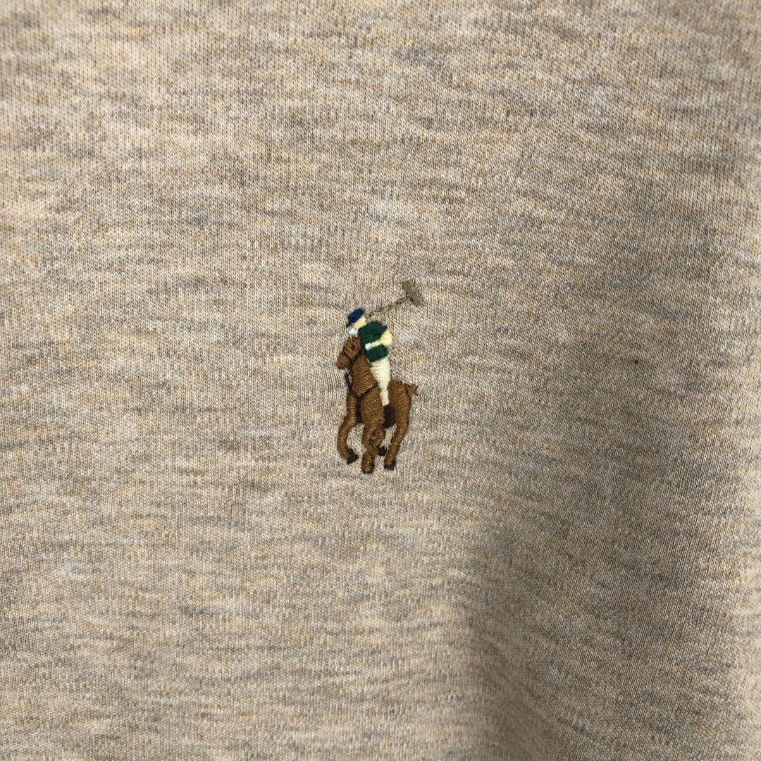 Ralph Lauren POLO RALPH LAUREN CLASSIC FIT long sleeve polo shirt for men, size M cotton Beige type Vintage Second Hand