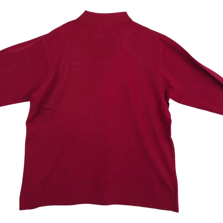 Lacoste LACOSTE Long Sleeve Polo Shirt Size 5 (Men's Size L) cotton red type Vintage Second Hand