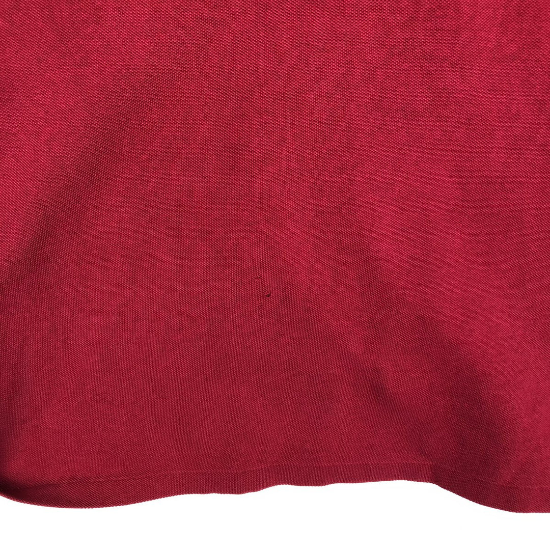 Lacoste LACOSTE Long Sleeve Polo Shirt Size 5 (Men's Size L) cotton red type Vintage Second Hand