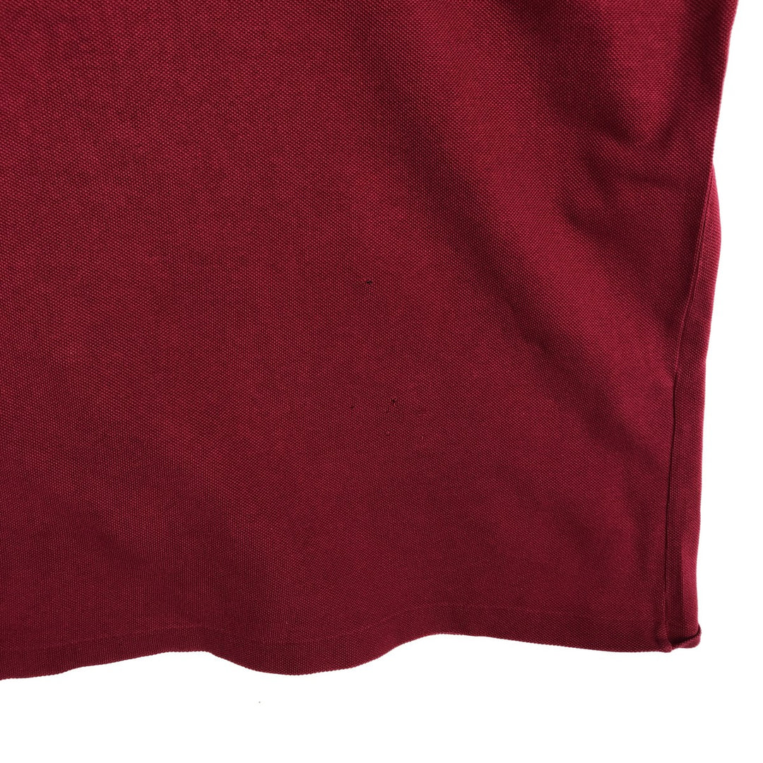 Lacoste LACOSTE Long Sleeve Polo Shirt Size 5 (Men's Size L) cotton red type Vintage Second Hand