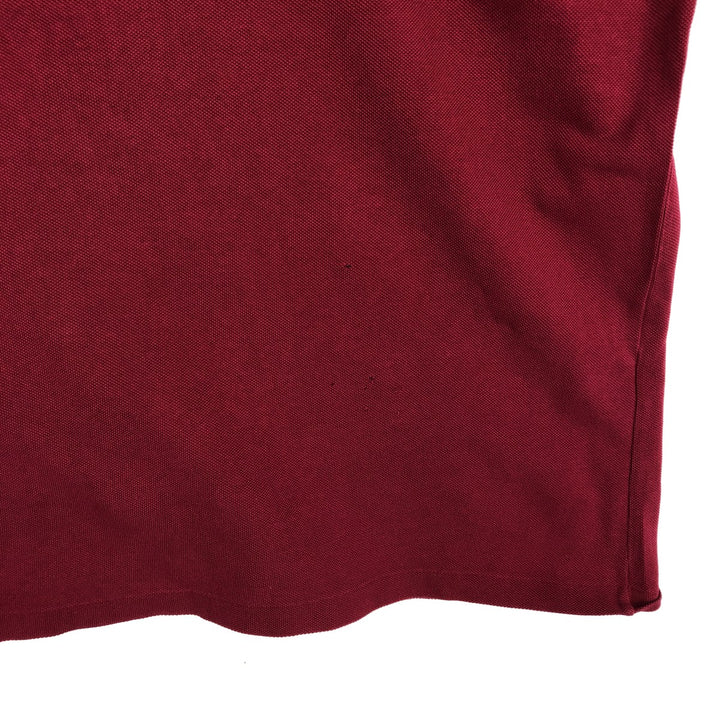 Lacoste LACOSTE Long Sleeve Polo Shirt Size 5 (Men's Size L) cotton red type Vintage Second Hand
