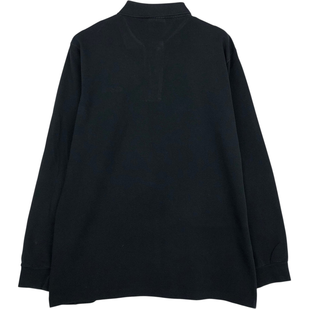 Lacoste LACOSTE Long Sleeve Polo Shirt Size 5 (Men's Size L) cotton black type Vintage Second Hand