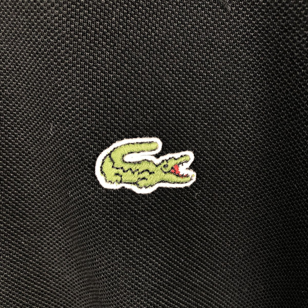 Lacoste LACOSTE Long Sleeve Polo Shirt Size 5 (Men's Size L) cotton black type Vintage Second Hand