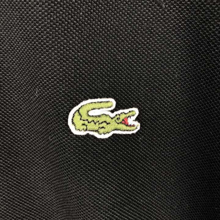 Lacoste LACOSTE Long Sleeve Polo Shirt Size 5 (Men's Size L) cotton black type Vintage Second Hand