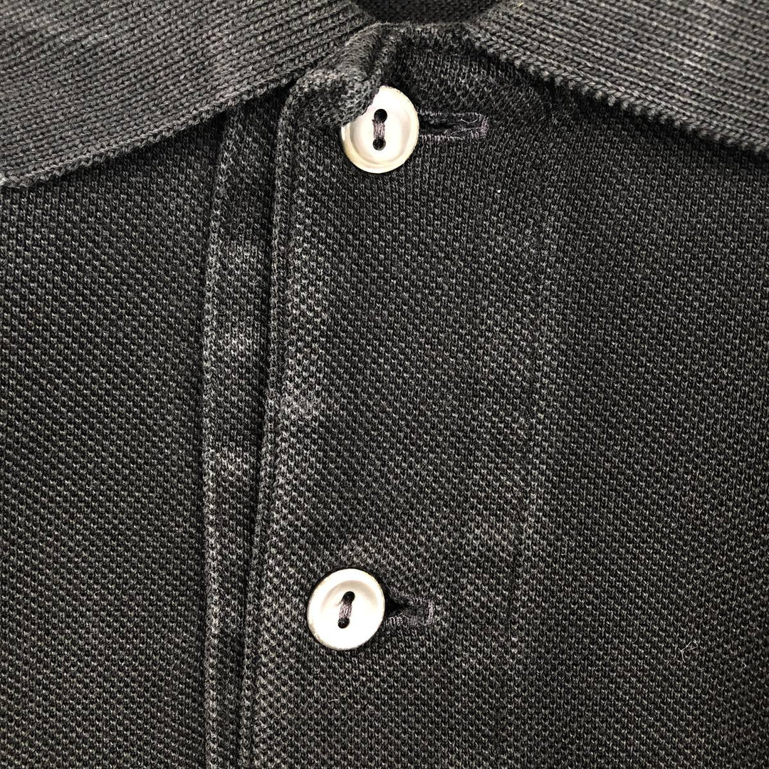 Lacoste LACOSTE Long Sleeve Polo Shirt Size 5 (Men's Size L) cotton black type Vintage Second Hand