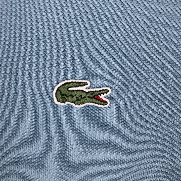 Lacoste LACOSTE Long Sleeve Polo Shirt Size 6 Men's XL cotton Blue type light blue Vintage Second Hand