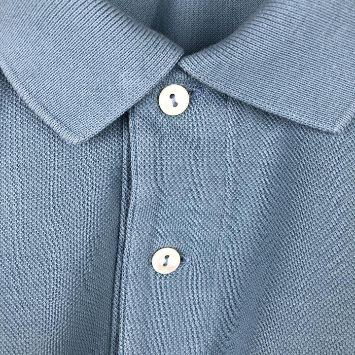 Lacoste LACOSTE Long Sleeve Polo Shirt Size 6 Men's XL cotton Blue type light blue Vintage Second Hand