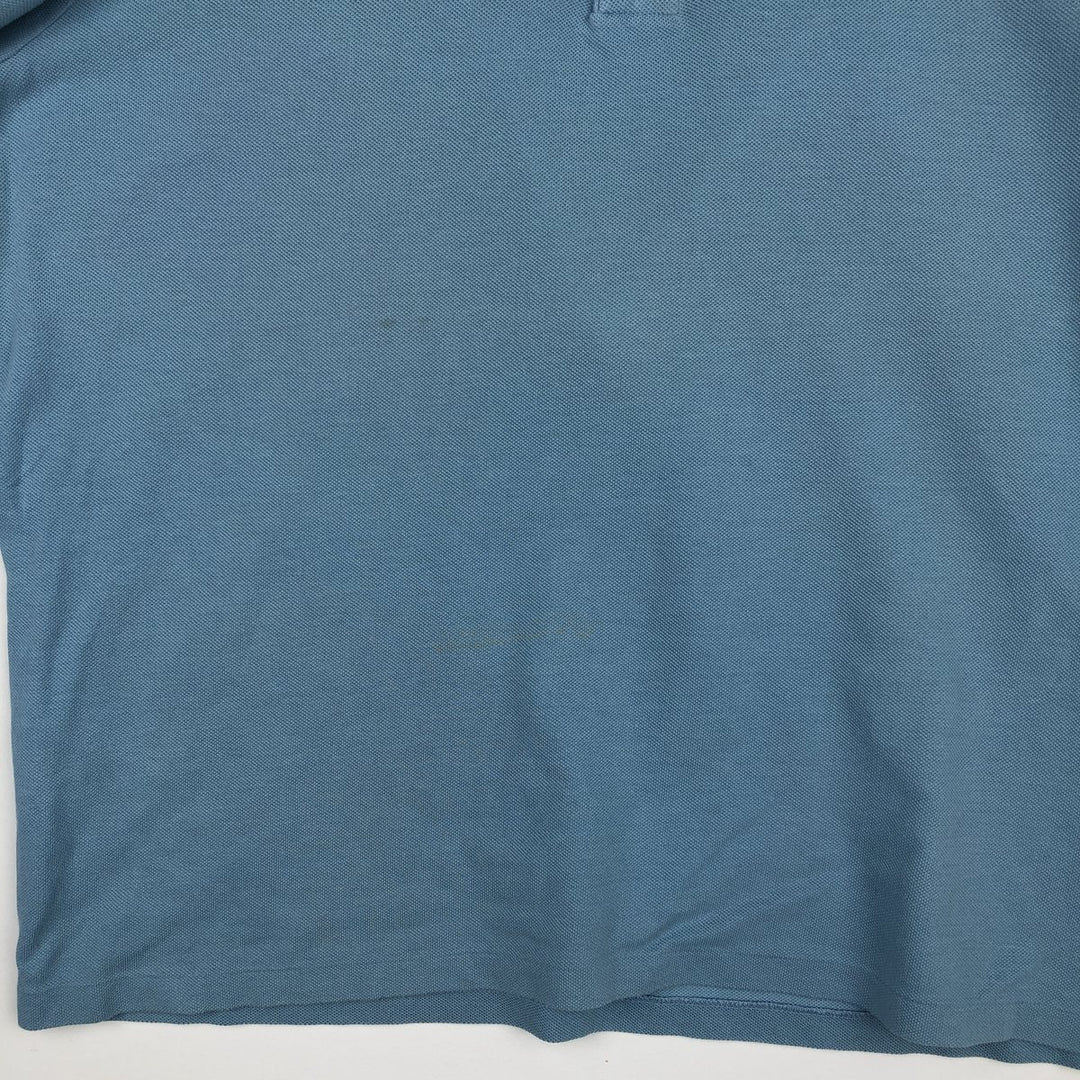 Lacoste LACOSTE Long Sleeve Polo Shirt Size 6 Men's XL cotton Blue type light blue Vintage Second Hand