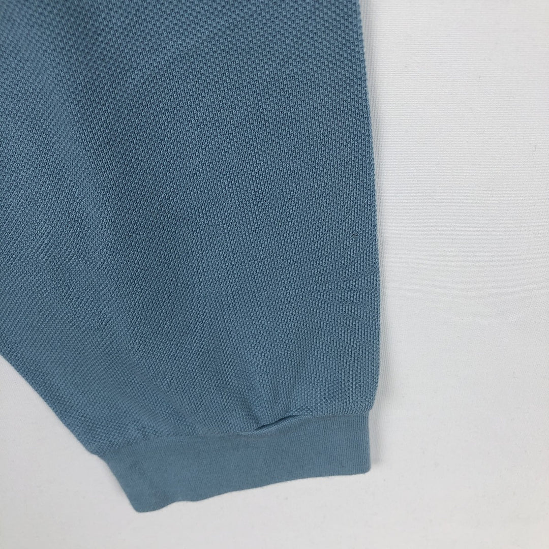 Lacoste LACOSTE Long Sleeve Polo Shirt Size 6 Men's XL cotton Blue type light blue Vintage Second Hand