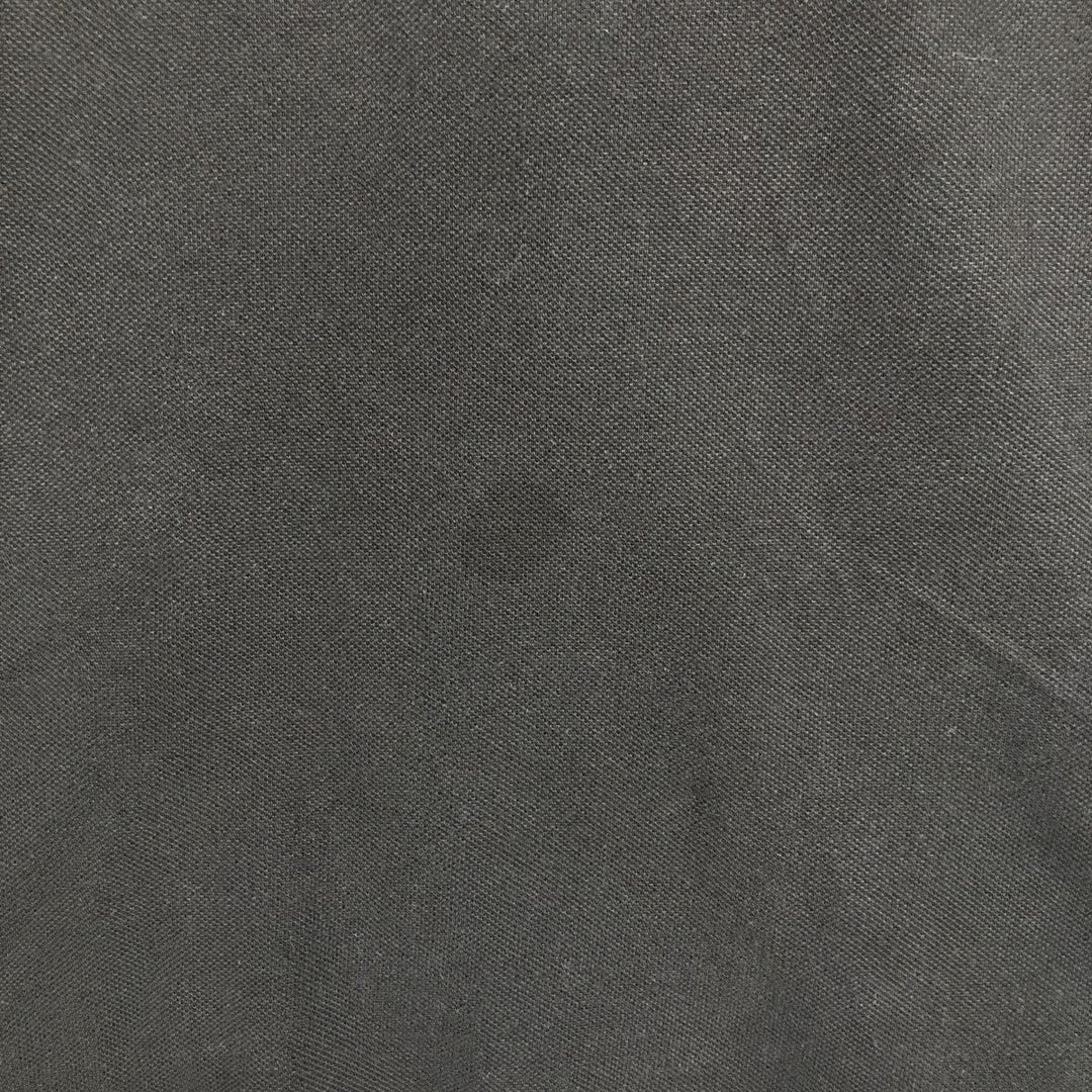 Lacoste French-designed long-sleeved polo shirt, men's size L cotton black type Vintage Second Hand