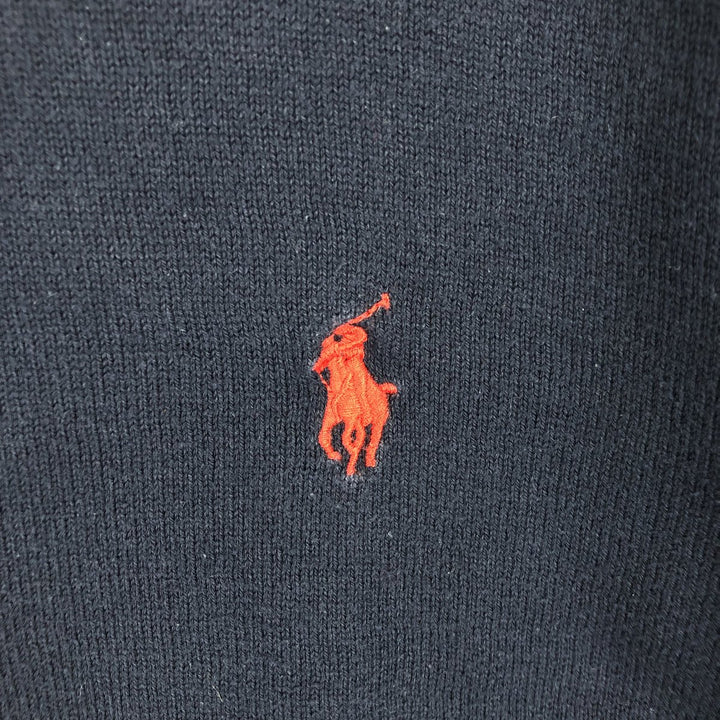 Ralph Lauren POLO RALPH LAUREN Long Sleeve Polo Shirt Men's XL cotton navy blue type Vintage Second Hand