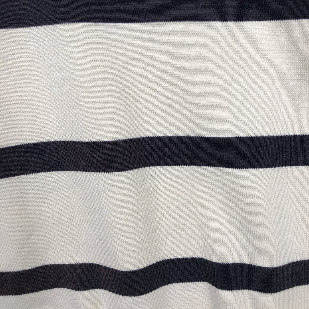 Lacoste long-sleeved striped polo shirt, men's size L cotton Beige type Vintage Second Hand