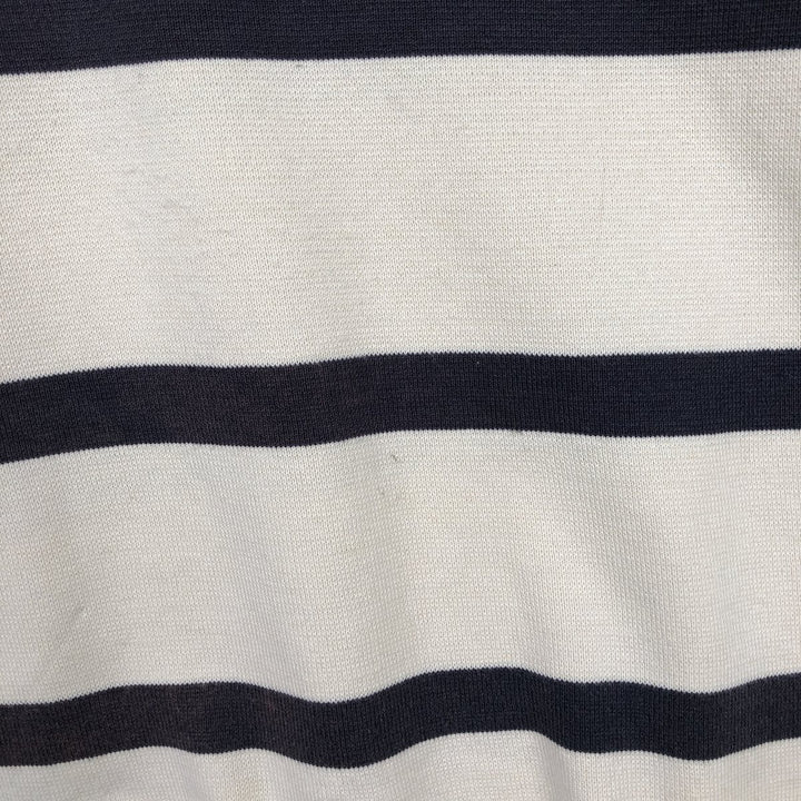 Lacoste long-sleeved striped polo shirt, men's size L cotton Beige type Vintage Second Hand