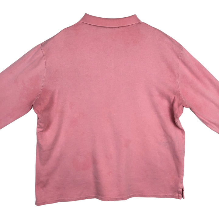 Ralph Lauren POLO RALPH LAUREN Long Sleeve Polo Shirt Men's XL cotton pink type Vintage Second Hand