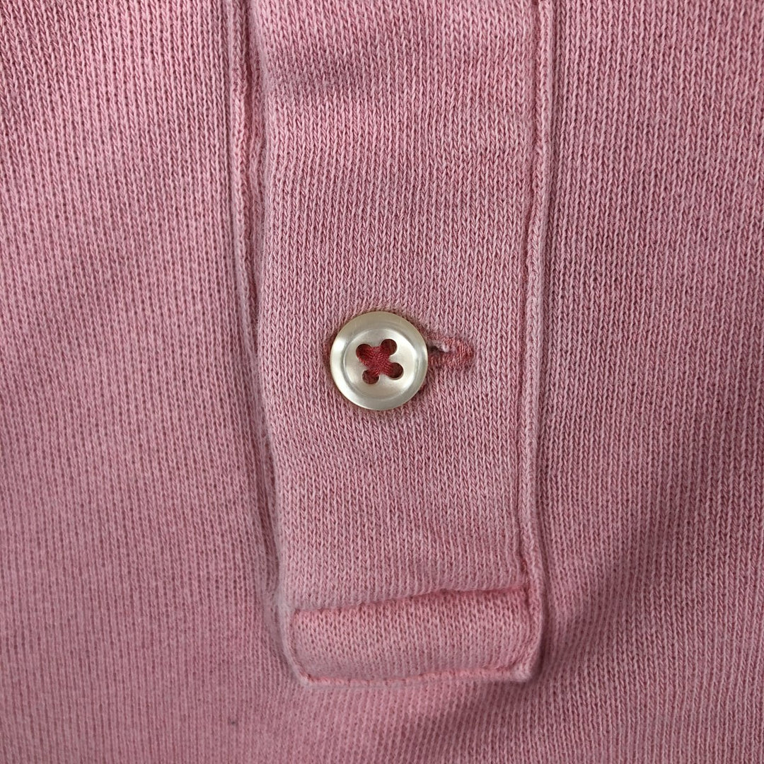 Ralph Lauren POLO RALPH LAUREN Long Sleeve Polo Shirt Men's XL cotton pink type Vintage Second Hand