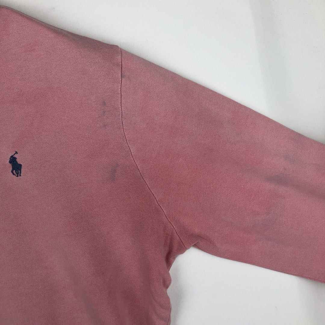 Ralph Lauren POLO RALPH LAUREN Long Sleeve Polo Shirt Men's XL cotton pink type Vintage Second Hand